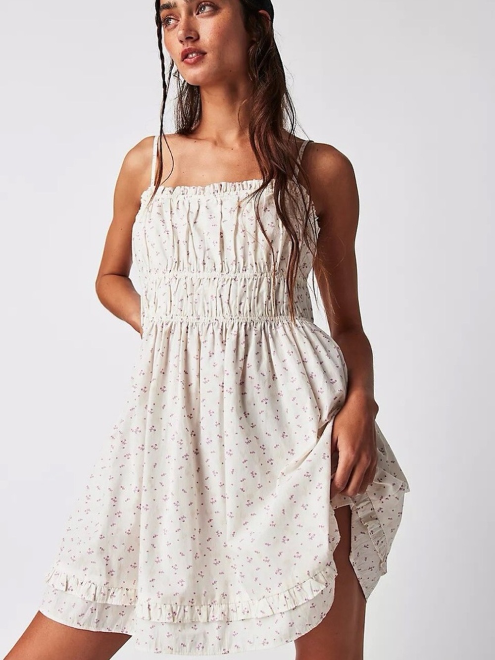 Free People “Gabby” Mini Dress